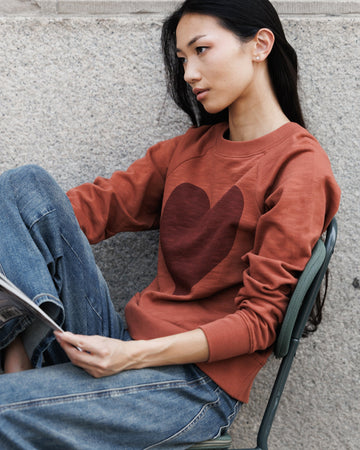 Downeast Old School Crew Top in XS