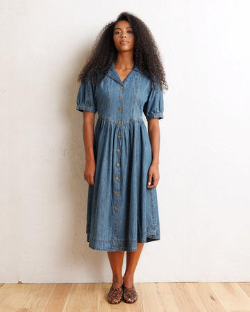 Downeast Orchard Denim Dress in XS