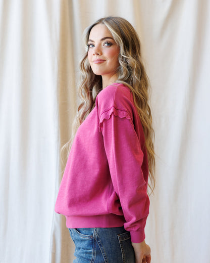 Downeast Prep & Pretty Pullover Top in S view 2 - Top Pullover