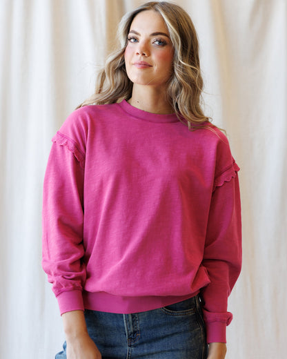 Downeast Prep & Pretty Pullover Top in XXL view 6 - Top Pullover