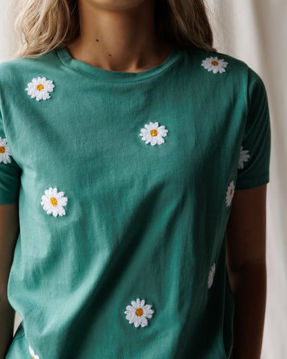 Downeast Pretty Petals Tee in XL view 5 - Pretty Petals Tiktok (top)