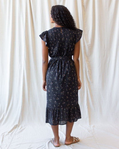 Downeast Pretty Pintuck Dress in L view 4