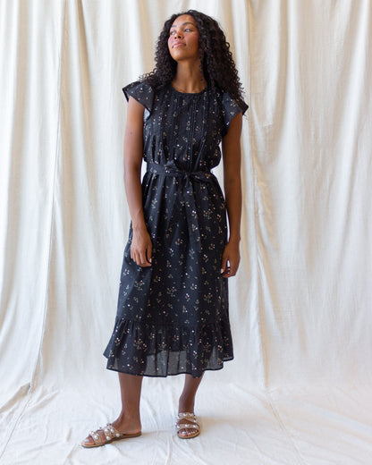 Downeast Pretty Pintuck Dress in S view 2