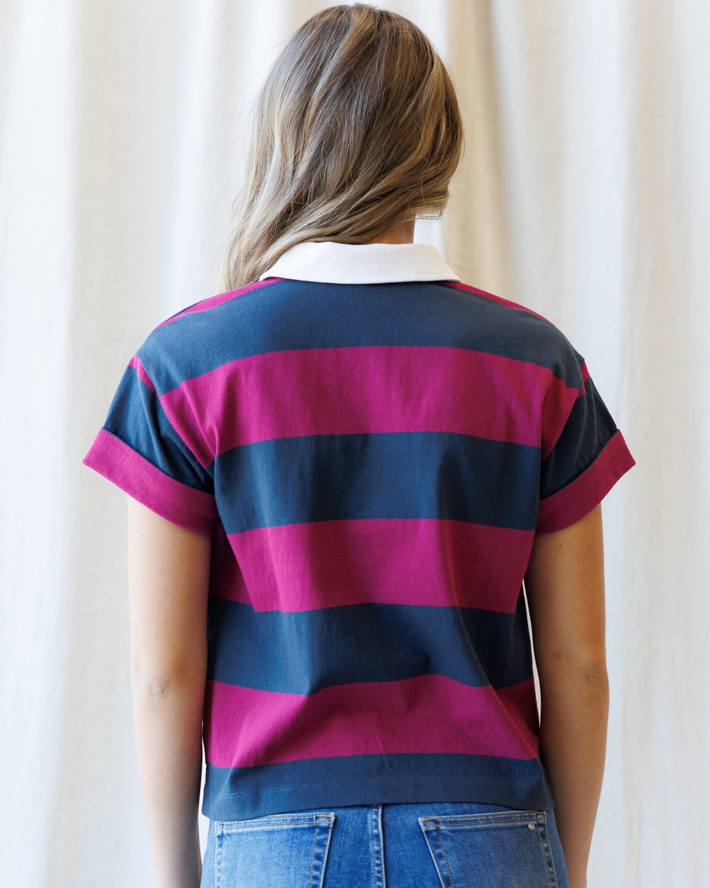 Downeast Rugby Tee in L view 4 - Rugby Tee Shirt (top)