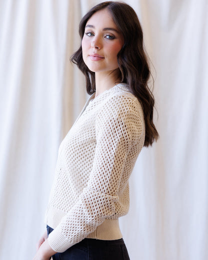 Downeast Signature Sweater Jacket in L view 4 - Signature Sweater Jacket Evo (top)