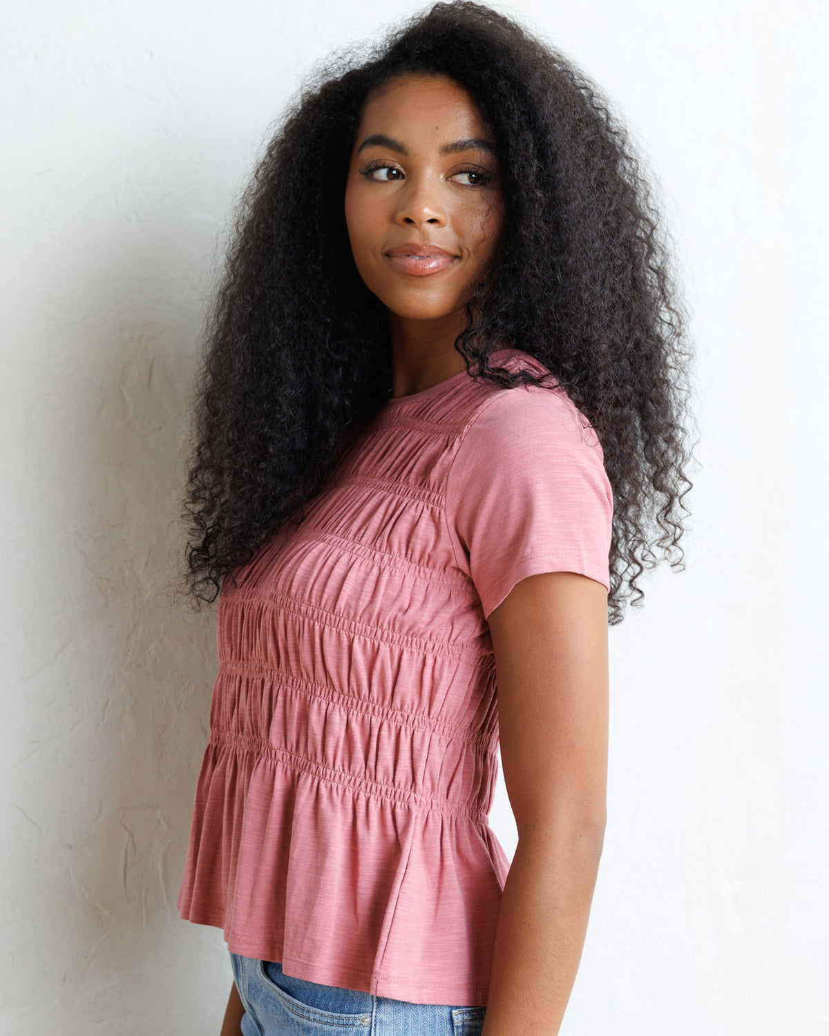 Downeast Smocked Tee in XL view 5 - Smocked Tee Shirt (dress)