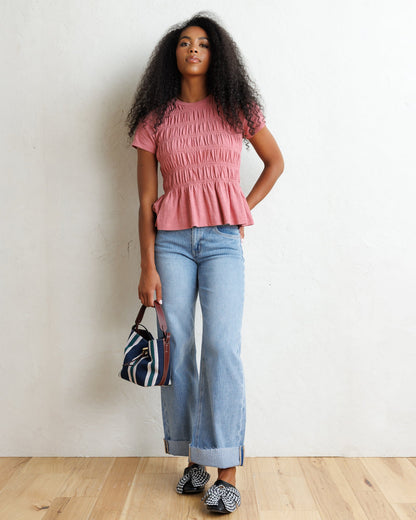 Downeast Smocked Tee in XXL view 6 - Smocked Tee Shirt (dress)