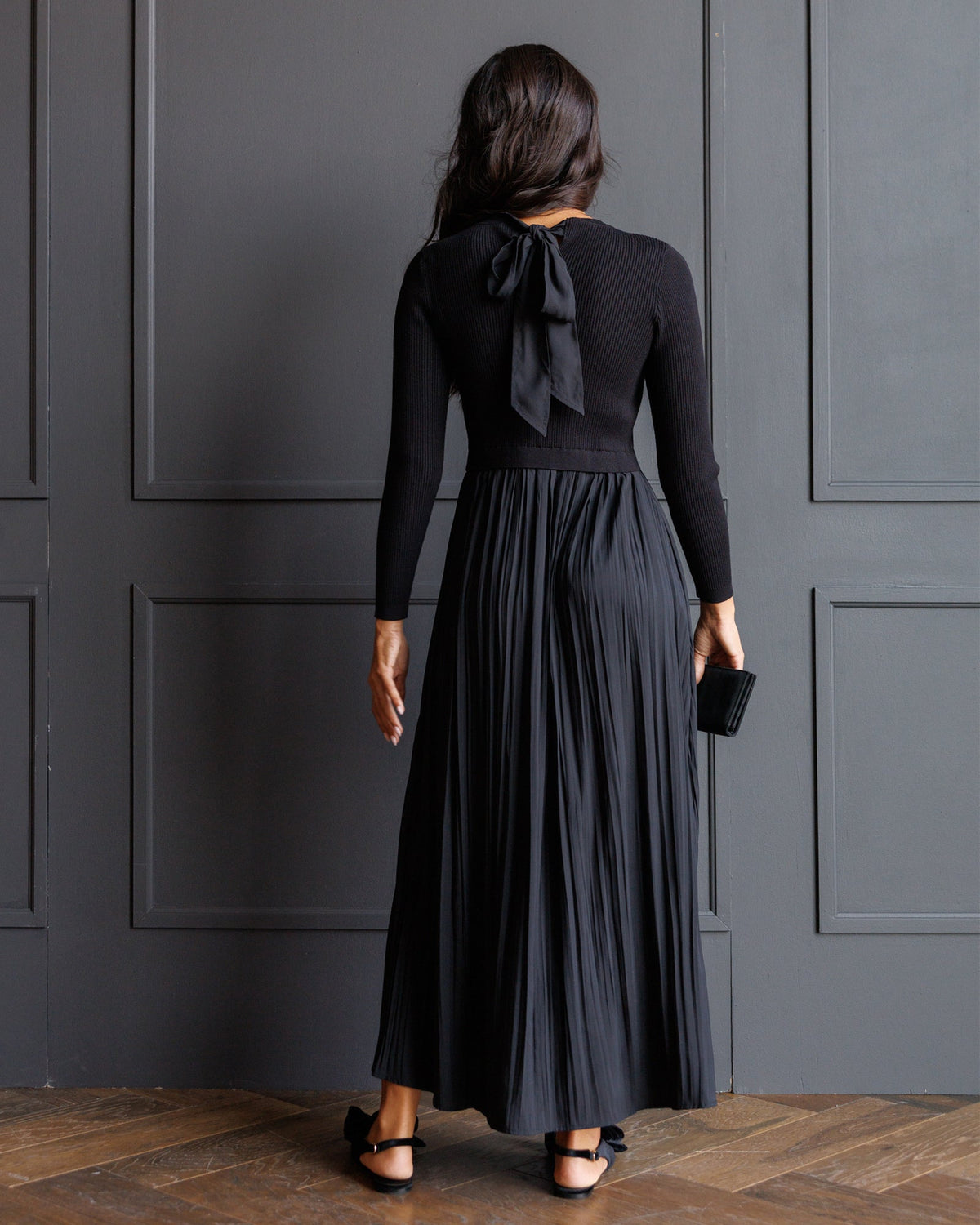 Downeast Soho Satin Dress in L view 4