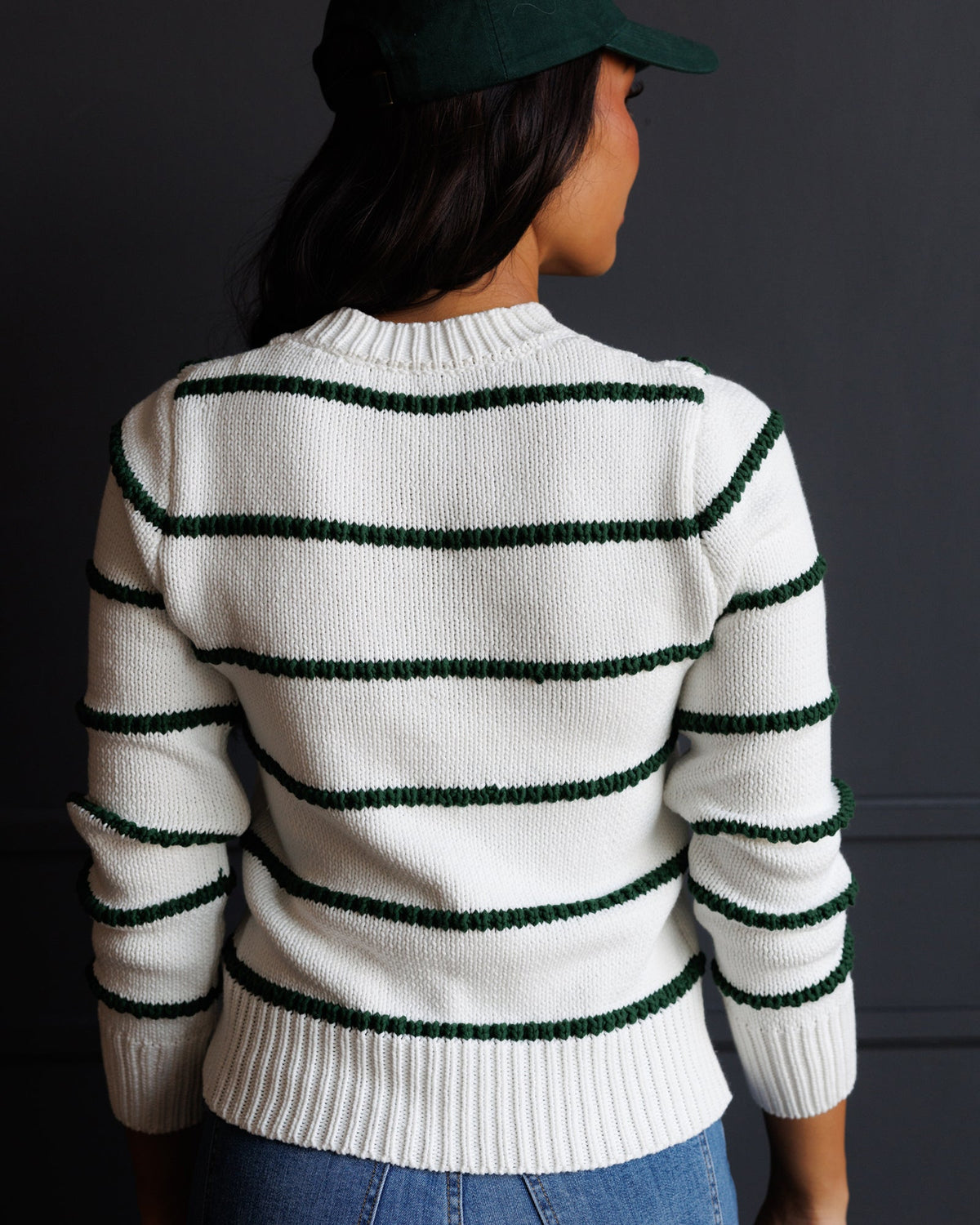 Downeast Stitch Stripe Crew in L view 4 (top)