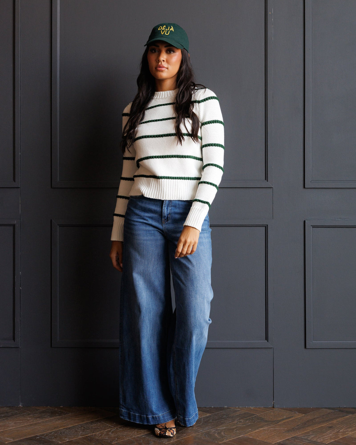 Downeast Stitch Stripe Crew in XL view 5 (top)