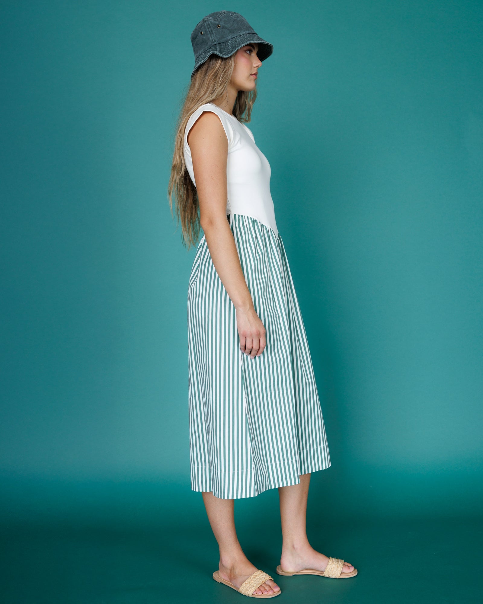 Downeast Valencia Dress in L view 4 - Valencia Dress Pacific