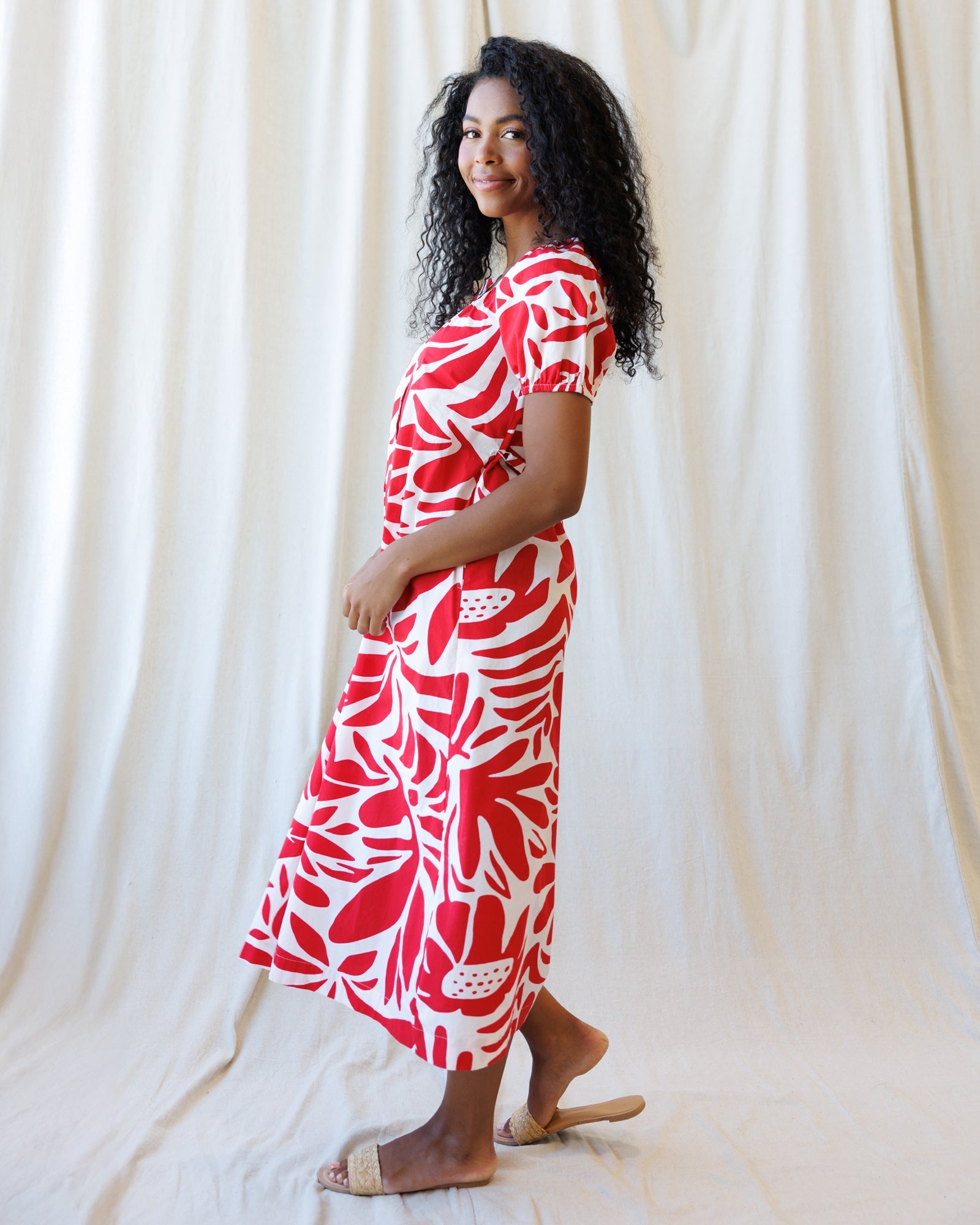 Downeast Vitamin Sea Dress in M view 3 - Vitamin C Dress