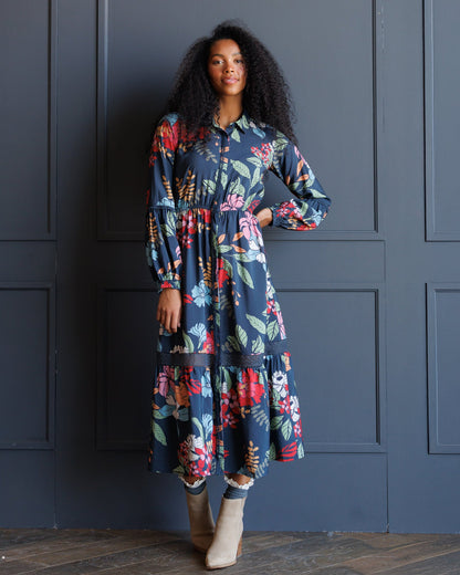 Downeast Wheatland Maxi Dress in S view 2 - Wheat Maxi Dress