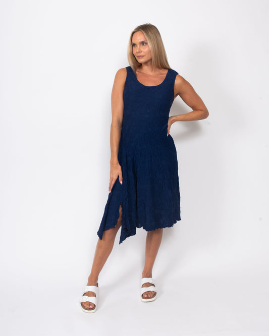 Dreamcatcher Sleeveless Dress in Navy view 2