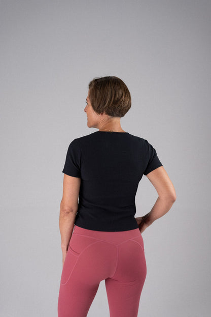 Dynamic Devoted Tee in Violet Haze view 4 (top)