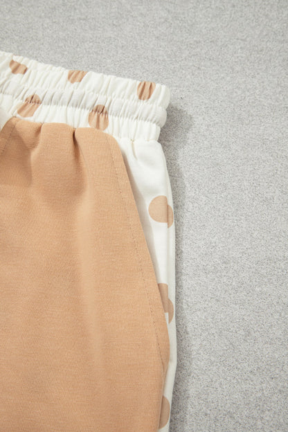 Zoey Pullover Patch Pocket Casual Shorts Set