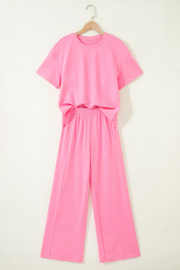 Jaycee Tee Pocketed Casual Pants 2pcs Outfit