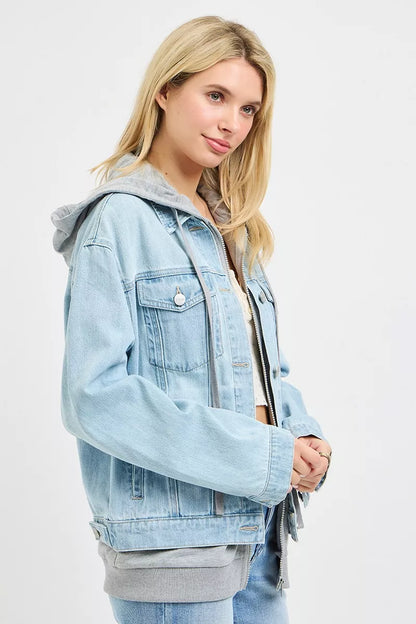 risen oversized hoodie Risen Oversized Hoodie Jacket view 3 (layer) - shop at us.meeeshop