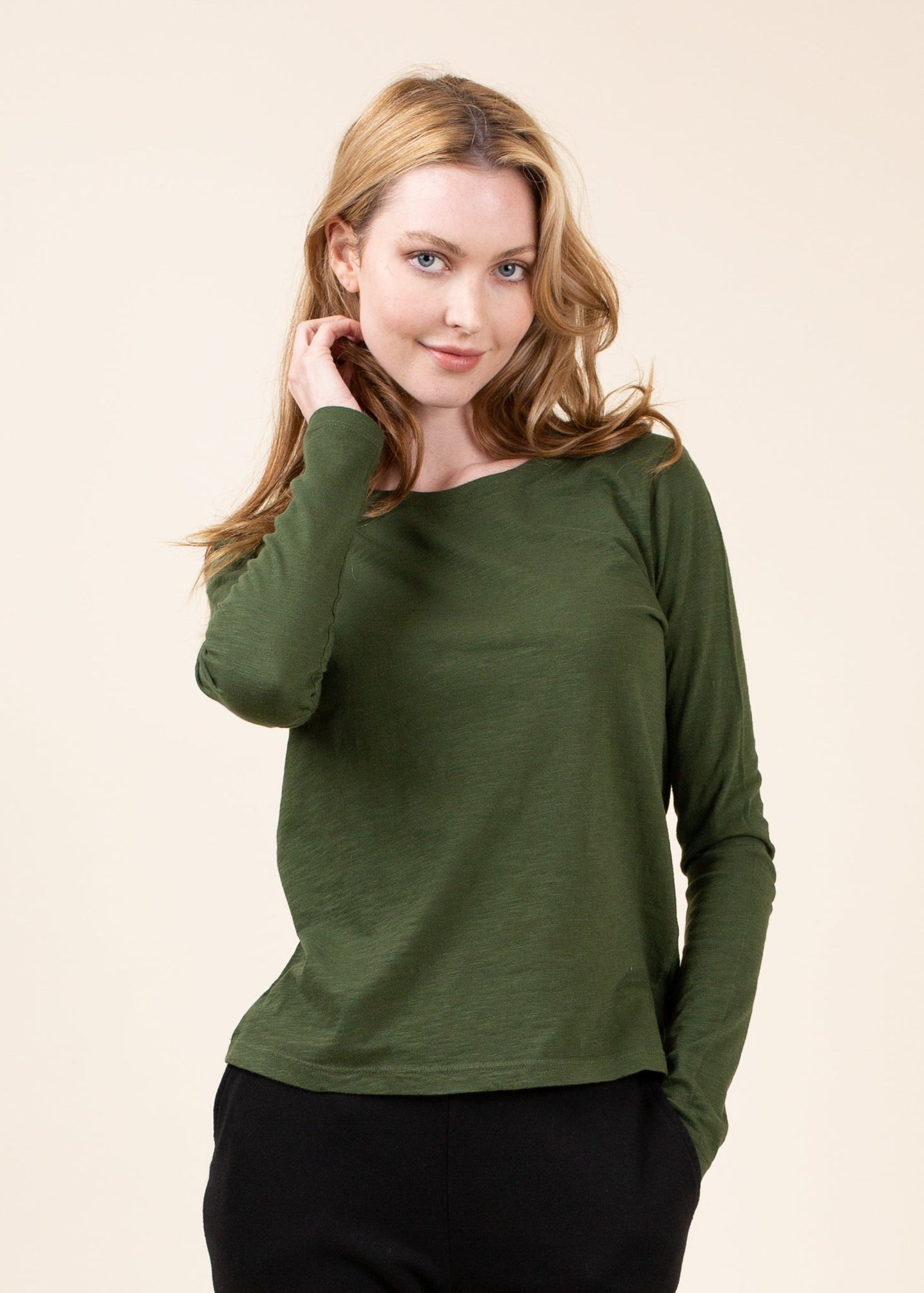 Easy Slub Long Sleeve in XS view 2 (piece)