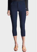 Easy Street Stretch Crop Chino Pant Navy view 3 (bottom) - easy street pants, easy street pantoletten d - shop at us.meeeshop