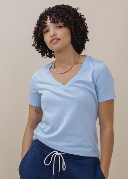 Easy V-neck in S view 8 - Easy Necklace Clasp (top)