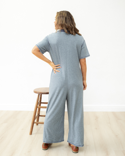 Eddie Pocket Short Sleeve Jumpsuit view 7 - Short Jumpsuit (bottom)