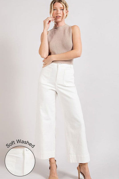 eesome Soft Washed Wide Leg Pants us.meeeshop - 