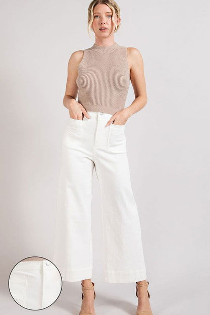 eesome Soft Washed Wide Leg Pants us.meeeshop - 