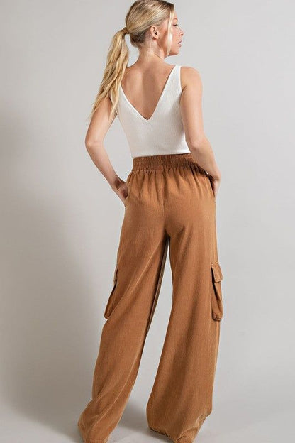 eesome Mineral Washed Cargo Pants - us.meeeshop