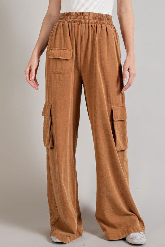 eesome Mineral Washed Cargo Pants - us.meeeshop