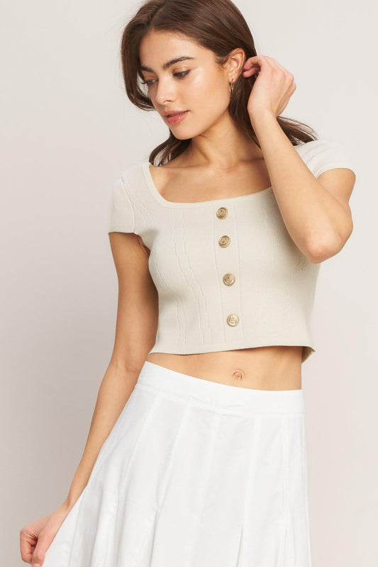 Effortless Fit Sweater Knit Top in OFF WHITE - Fall Wardrobe Essential - Easy Knit Sweater Pattern