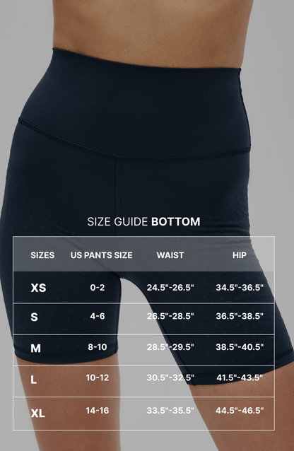 Elastique Athletics L'original Lymphatic 7.5" Bike Short in navy view 10 (bottom)