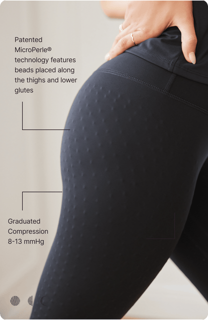 Elastique Athletics L'original Lymphatic Leggings in olive view 3 (bottom)