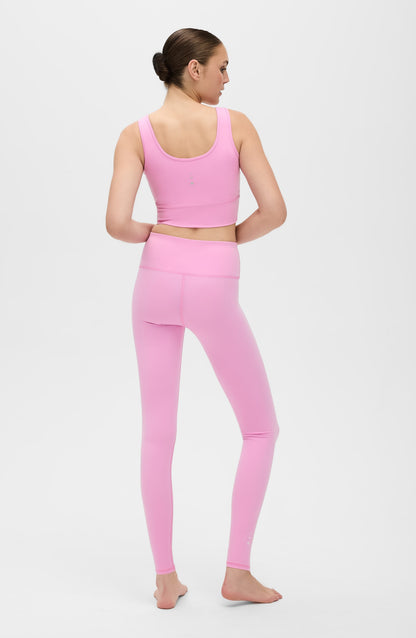 Elastique Athletics Rise Leggings - Vie En Rose in Pink view 2 - Vie Rose (bottom)
