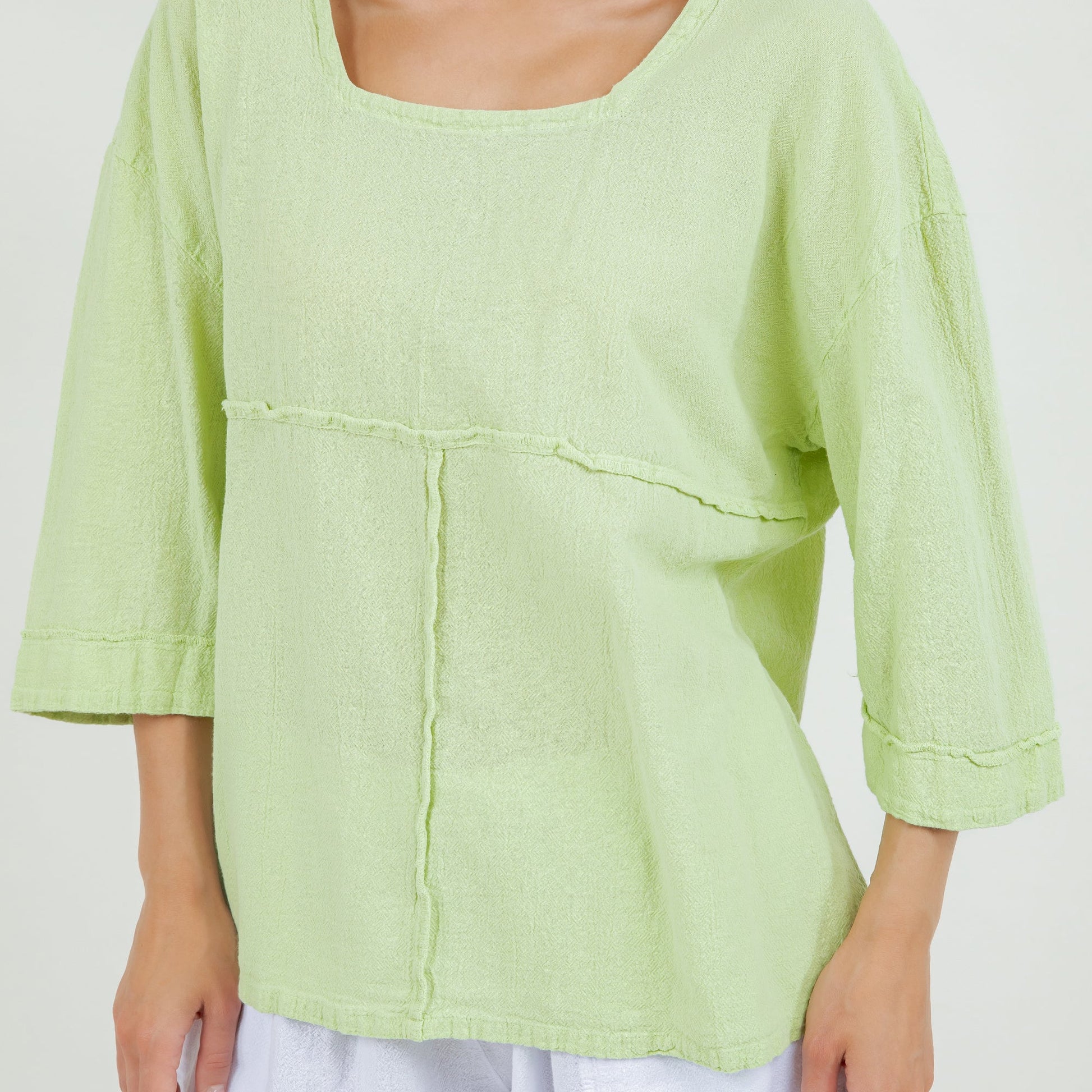 Elena Top 100% Cotton Gauze in Rose view 18 - Elena Rybakina 100 Weeks Top 5
