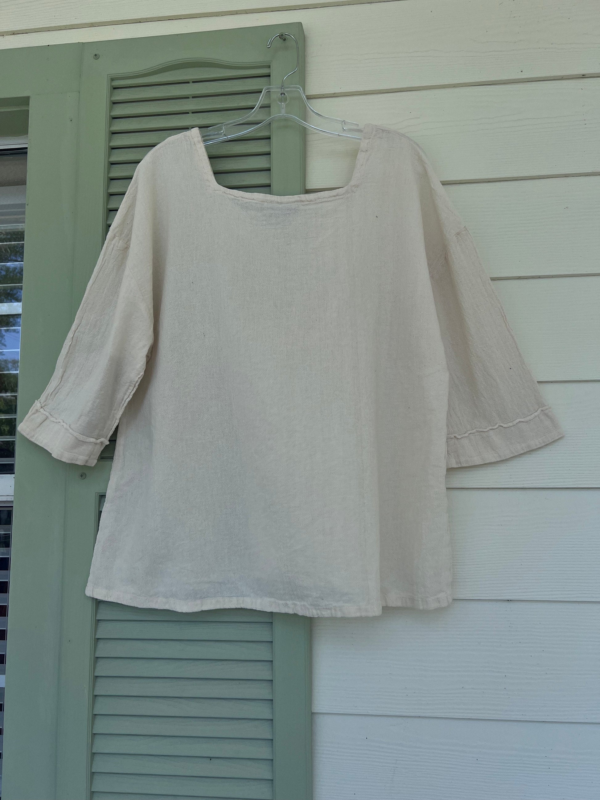 Elena Top 100% Cotton Gauze in Titianium view 23 - Elena Rybakina 100 Weeks Top 5