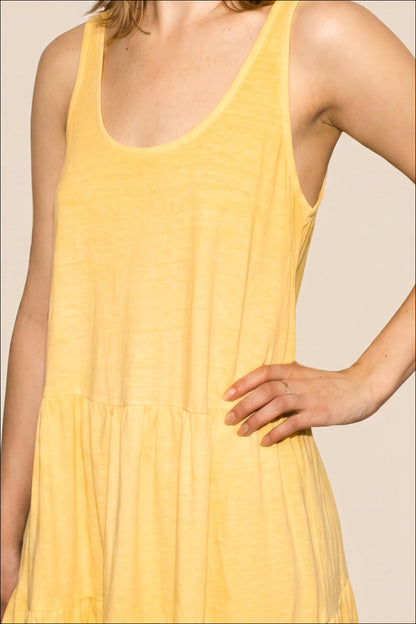Eli Tiered Dress - Sunflower in S view 2 - Sunflower Dress