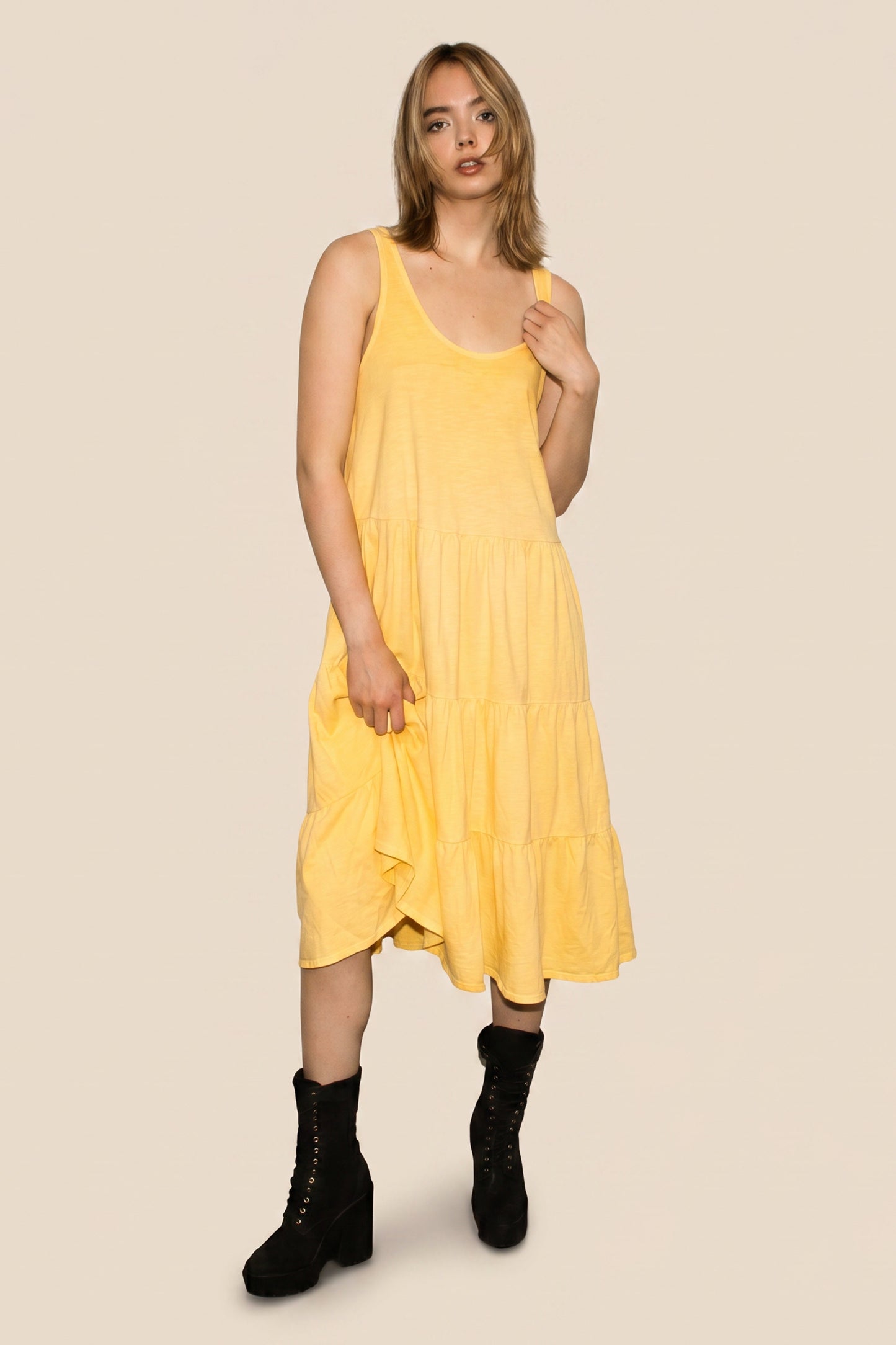 Eli Tiered Dress - Sunflower in XS - Sunflower Dress
