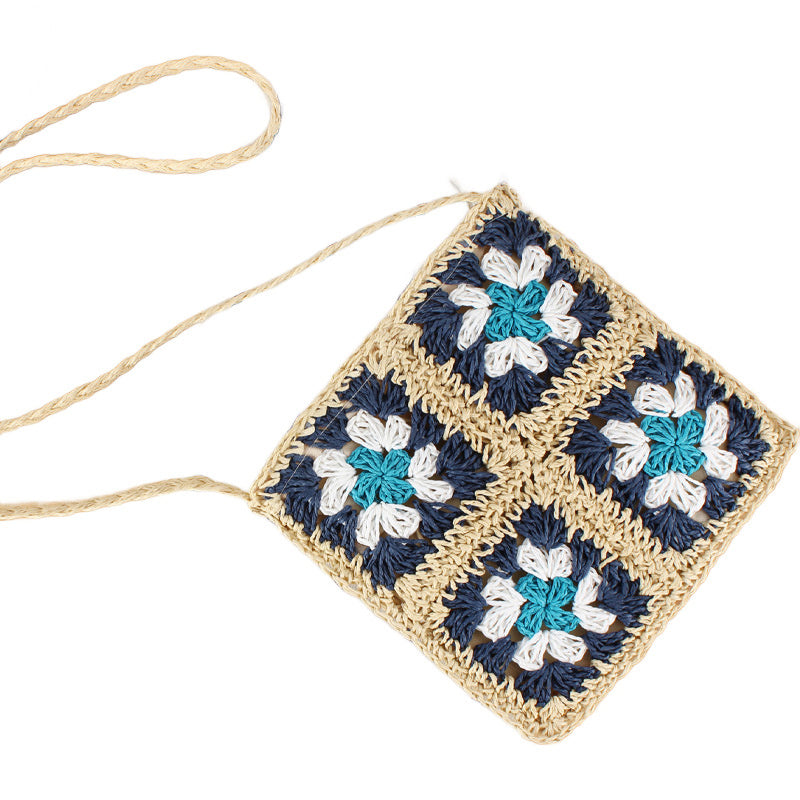 Eliza Crochet Straw Crossbody view 7 (bag)