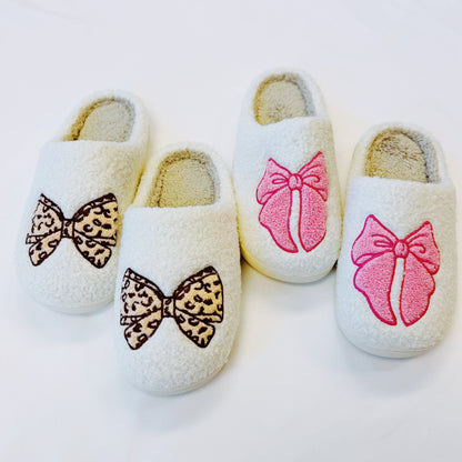 Ellisonyoung.com Emily Bow Cozy Lounge Slippers view 7 (piece)