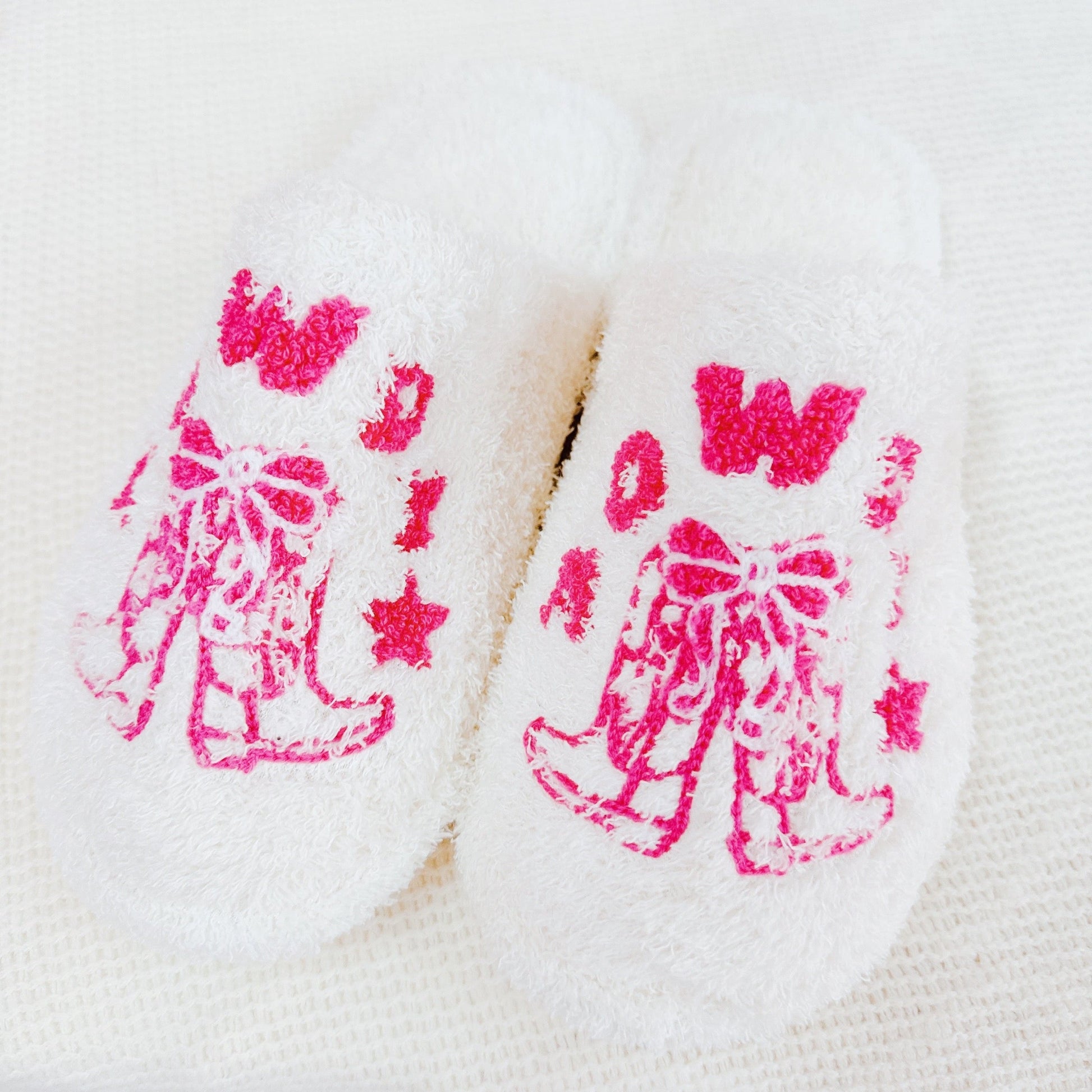 Ellisonyoung.com Howdy Boot Coziest Lounge Slippers in L/XL view 3 - Slippers Boot (shoe)