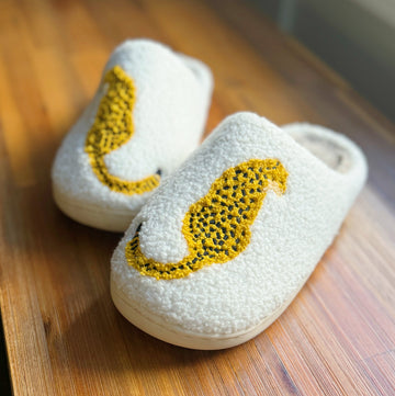 Ellisonyoung.com Sitting so Cool Cheetah Lounge Slippers in M/L view 2 - Slippers Cool (piece)
