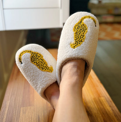 Ellisonyoung.com Sitting so Cool Cheetah Lounge Slippers view 4 - Slippers Cool (piece)