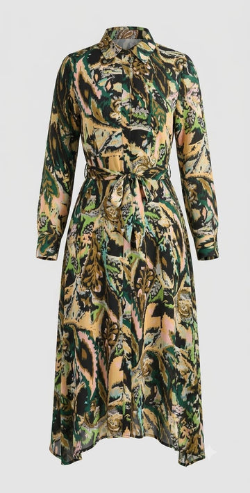 Emerald Mirage Midi Dress - MeeeShop Women's Fashion