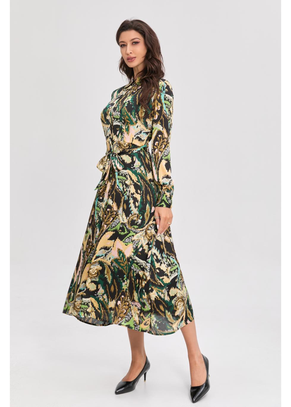 Emerald Mirage Midi Dress L view 4 (dress) - emerald wear in which metal, emerald and emerald value, em - shop at us.meeeshop