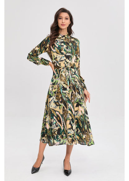 Emerald Mirage Midi Dress view 7 - Emerald Wear In Which Metal