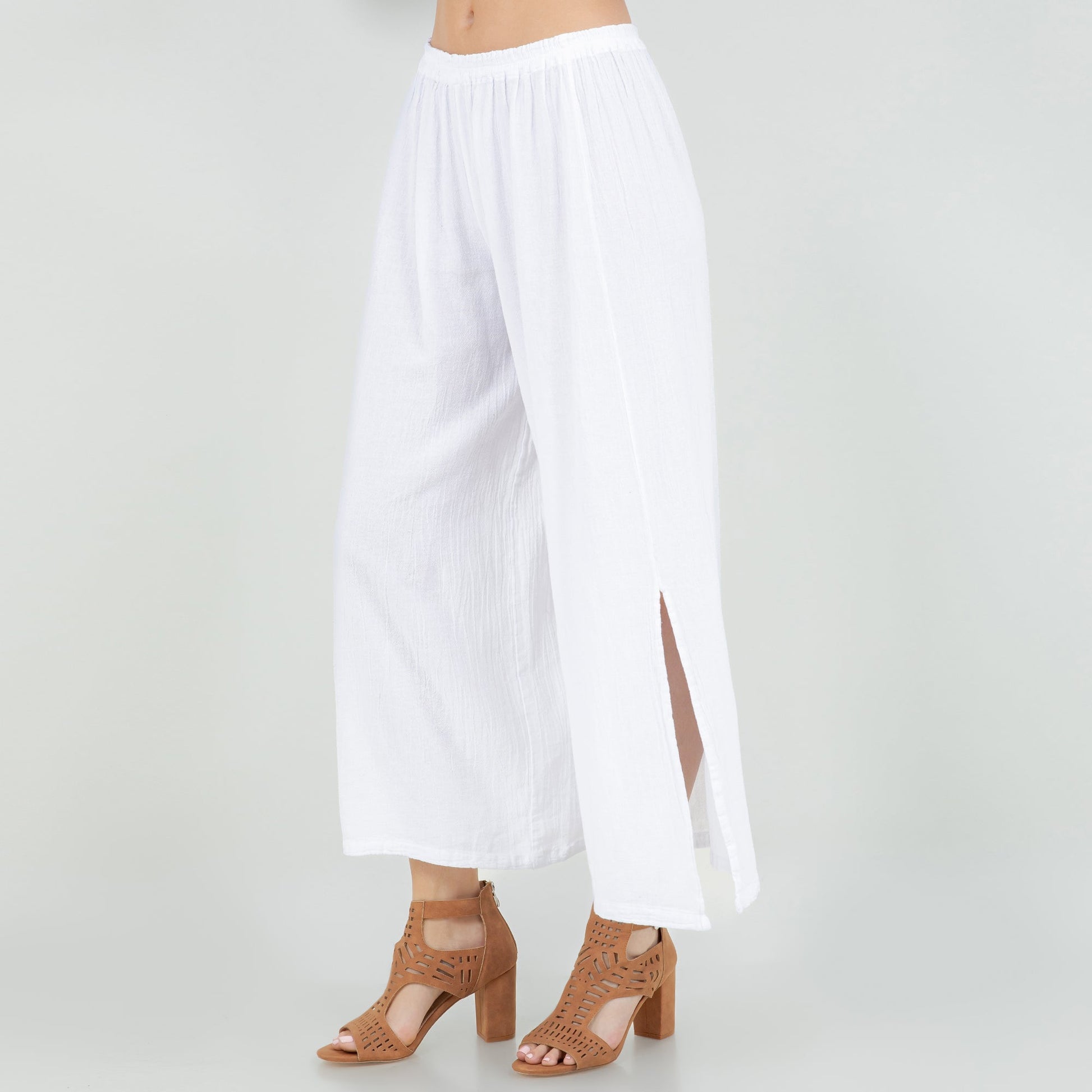 Emma 100% Gorgeous Flow! Cotton Gauze Pants in 0 (XS/S) view 5 (bottom)