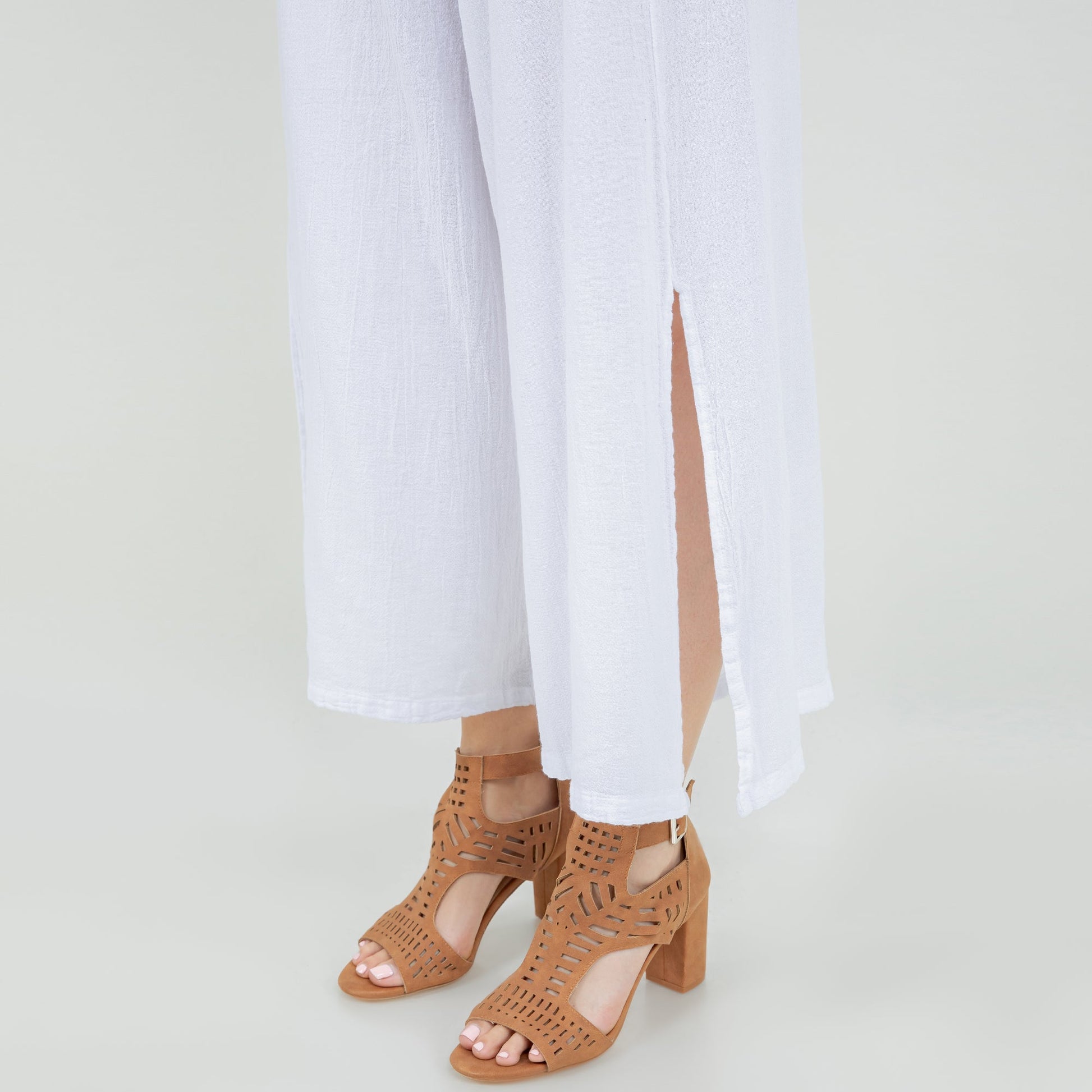 Emma 100% Gorgeous Flow! Cotton Gauze Pants in 0 (XS/S) view 6 (bottom)