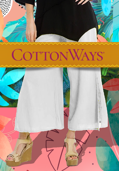 Emma 100% Gorgeous Flow! Cotton Gauze Pants in 1 (S/M) view 8 (bottom)