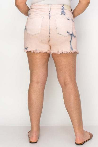 Emma plus High Rise Stretch Mom Shorts view 8 - High-Waisted (bottom)